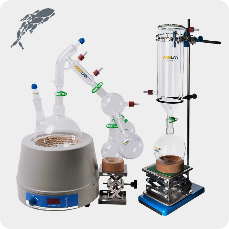 Ultrasonic Cleaner Lab - JOAN LAB Short Path Distillation Glassware