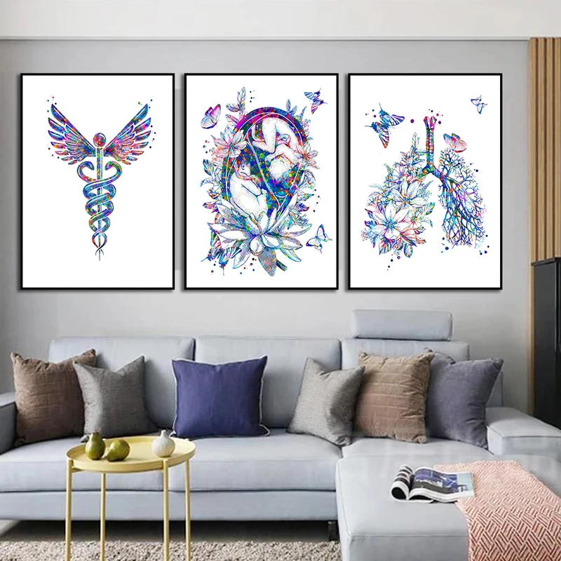 Anatomy Medical Poster Flower  - Medical Lab Pictures recension och pris